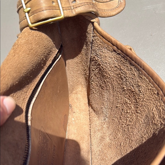 COACH 9875 Vintage Pocket Bag Putty Tan Leather Shoulder Bag or Crossbody - Picture 13 of 17